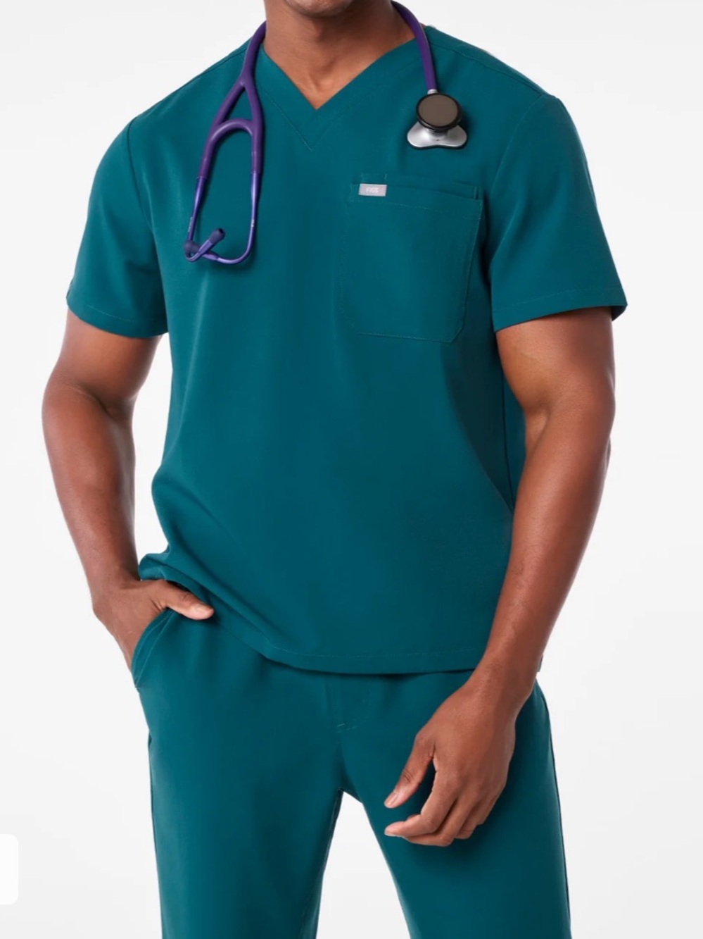 FIGS Men Scrub Top and Pants Set